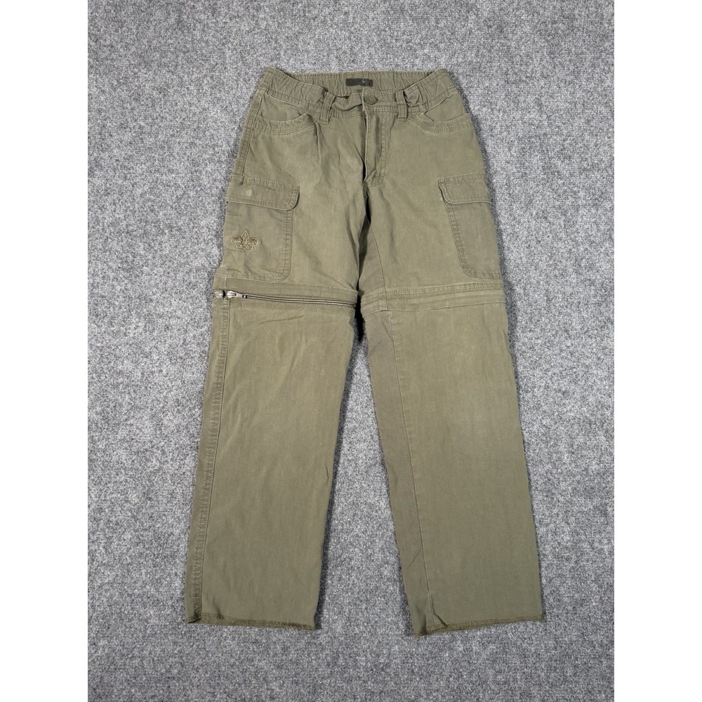 Boy Scouts of America Youth Switchback Pants Olive Green Convertible Size 8